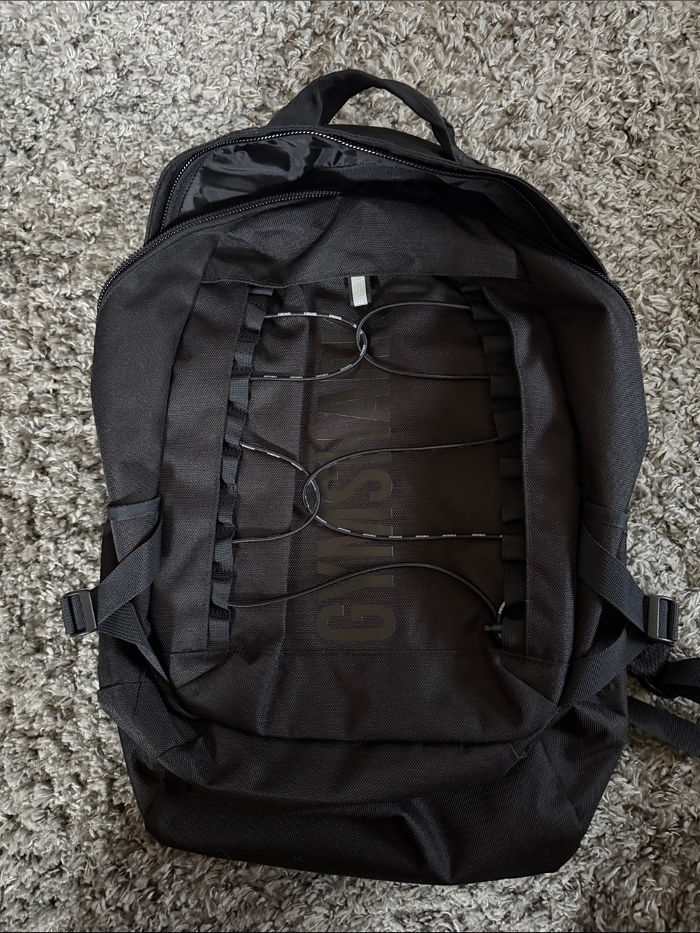Gymshark Black Backpack